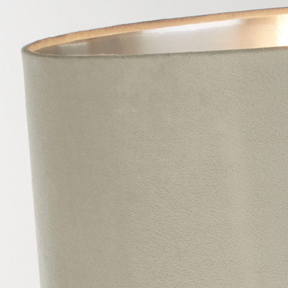 Design table lamp Scarborough gold with gray shade Searchlight 5053423257075