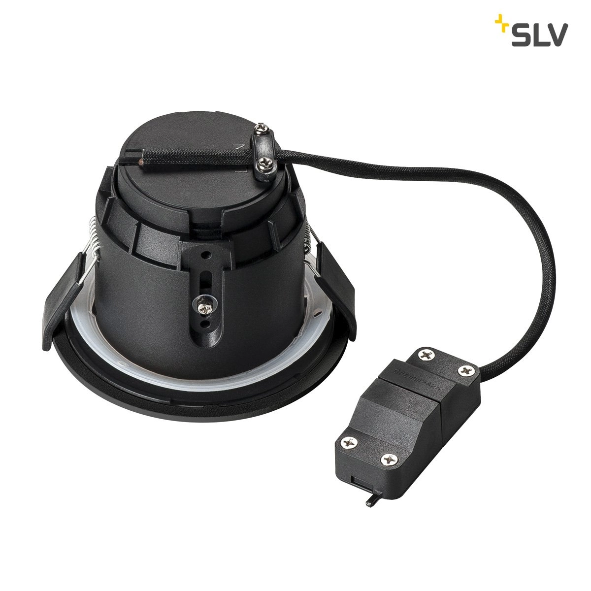 Recessed spotlight Varu IP65 - black SLV 4024163221689
