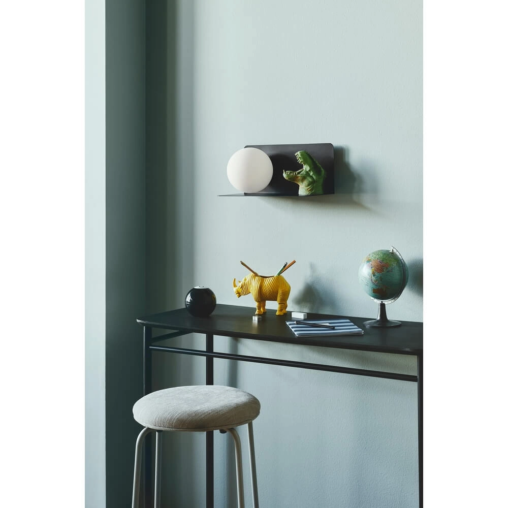 Wall lamp with sphere Lilibeth black Nordlux 5704924016028