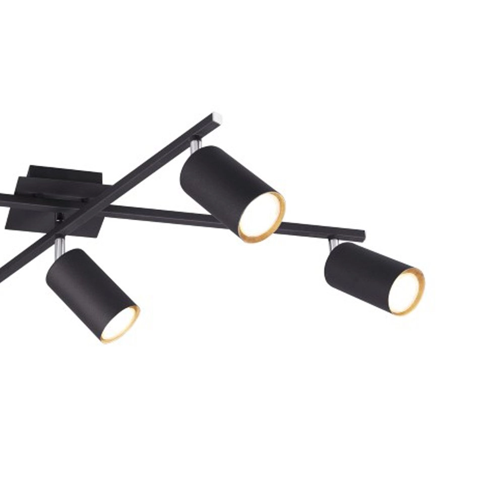 Ceiling light Marley 5-light matt black Trio 4017807411621