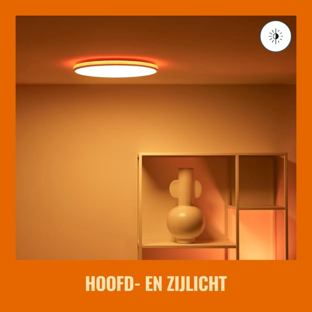 Smart ceiling light Rune Ø 40cm - white WiZ 8719514554276