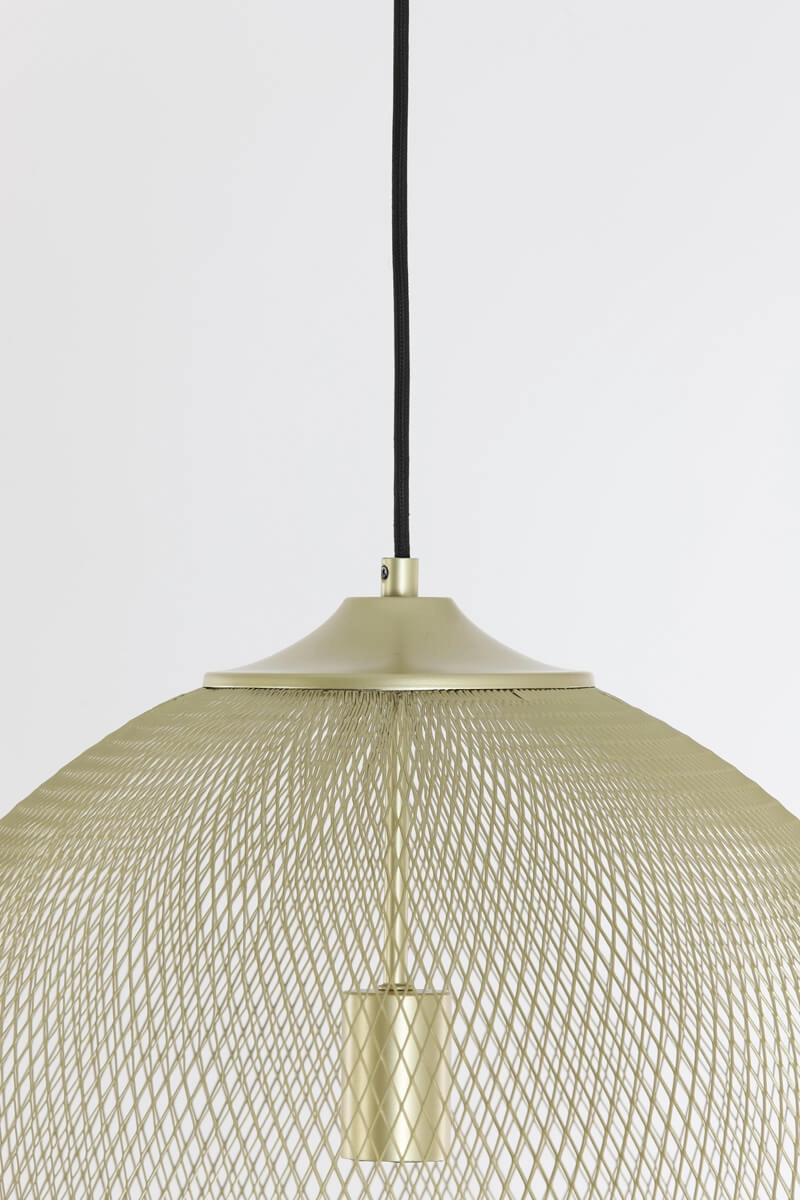 Golden pendant lamp Moroc Ø 50cm Light & Living 8717807605223