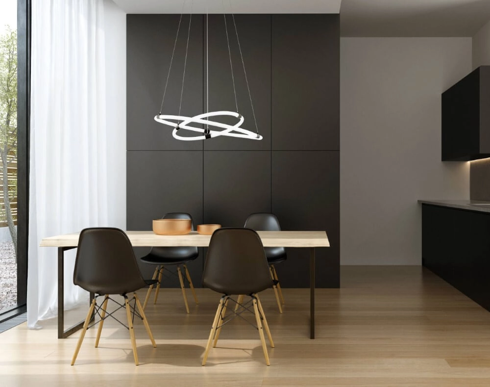 Design hanging lamp Banderillas white with black Stars of Light 9002759398392