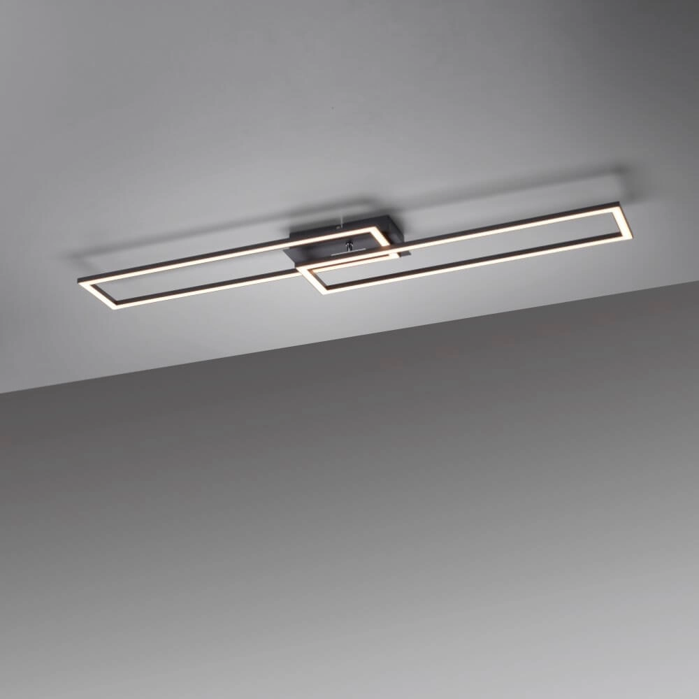 Black LED ceiling lamp Iven Paul Neuhaus 4043689981976