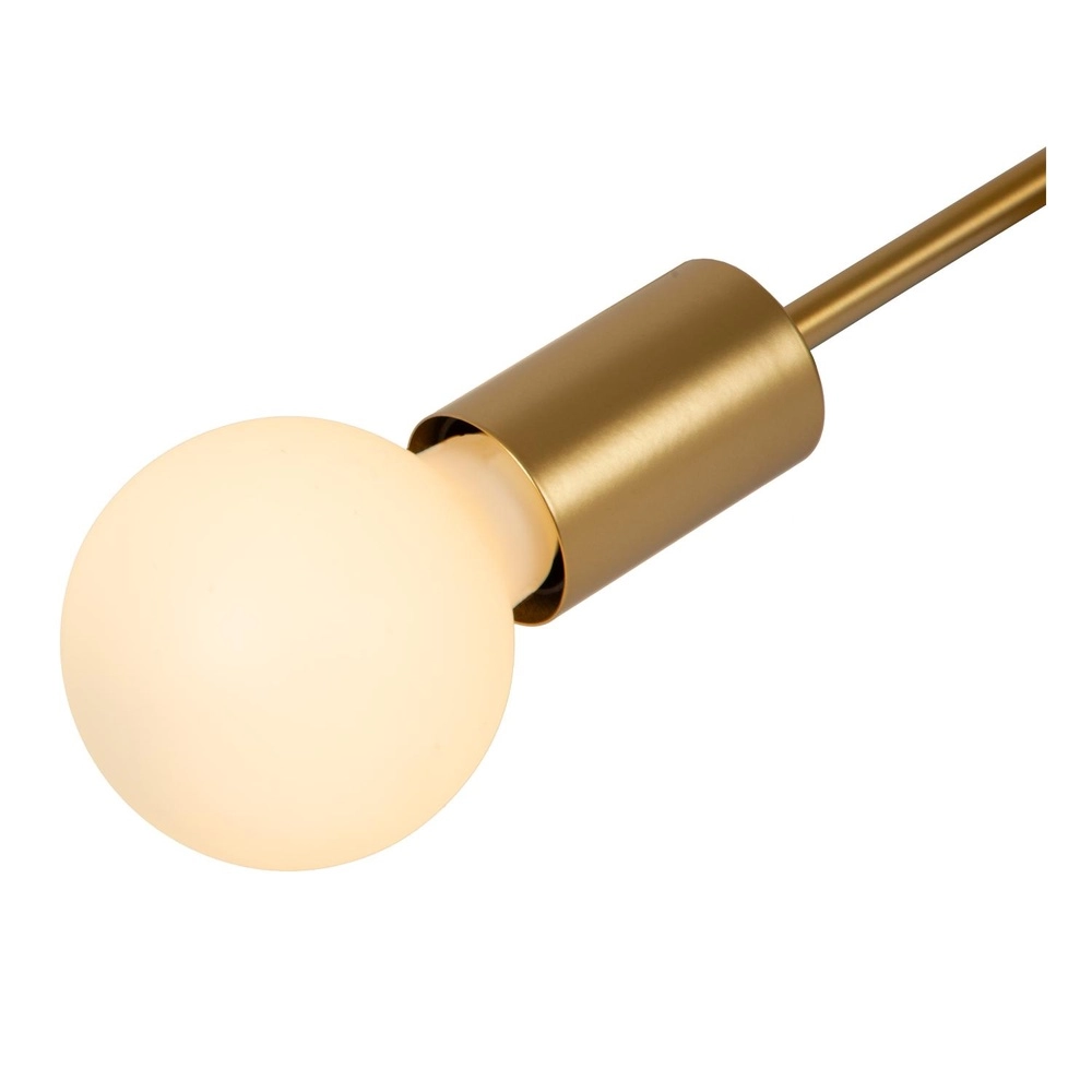Ceiling lamp Lester 4-light gold Lucide 5411212211736