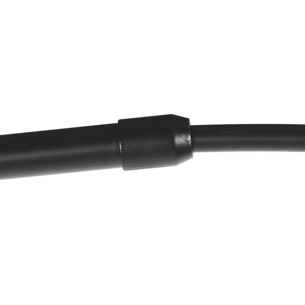 Floor lamp Curve black with coarse white shade Ø 50cm Steinhauer 8712746179484