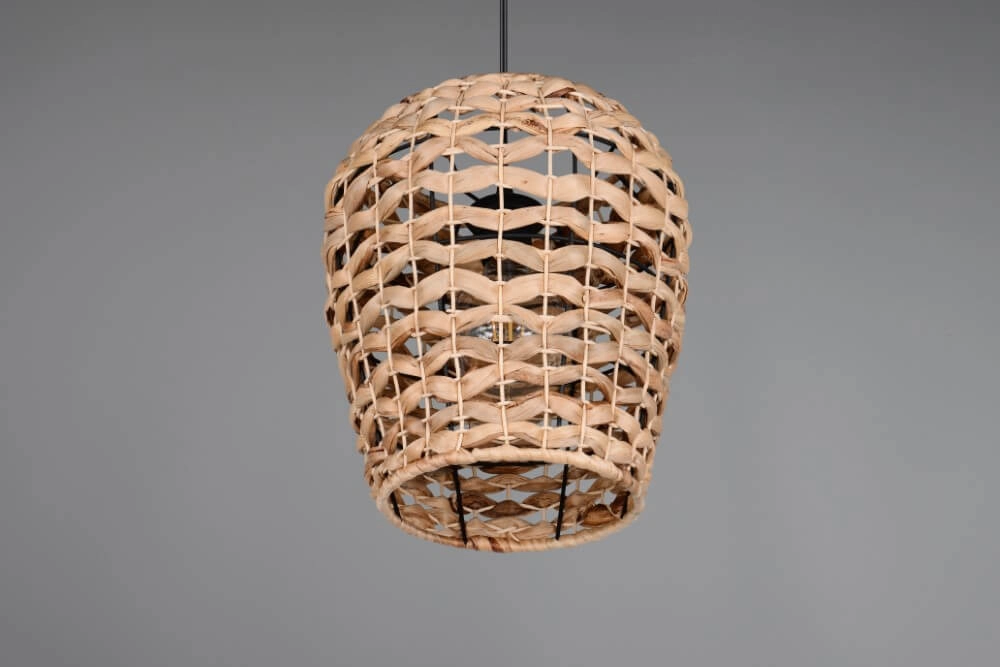 Country Pendant Lamp Jean Ø 29cm rattan Trio 4017807637670