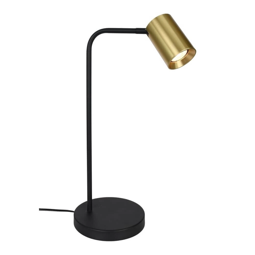 Design table lamp Megano black with gold