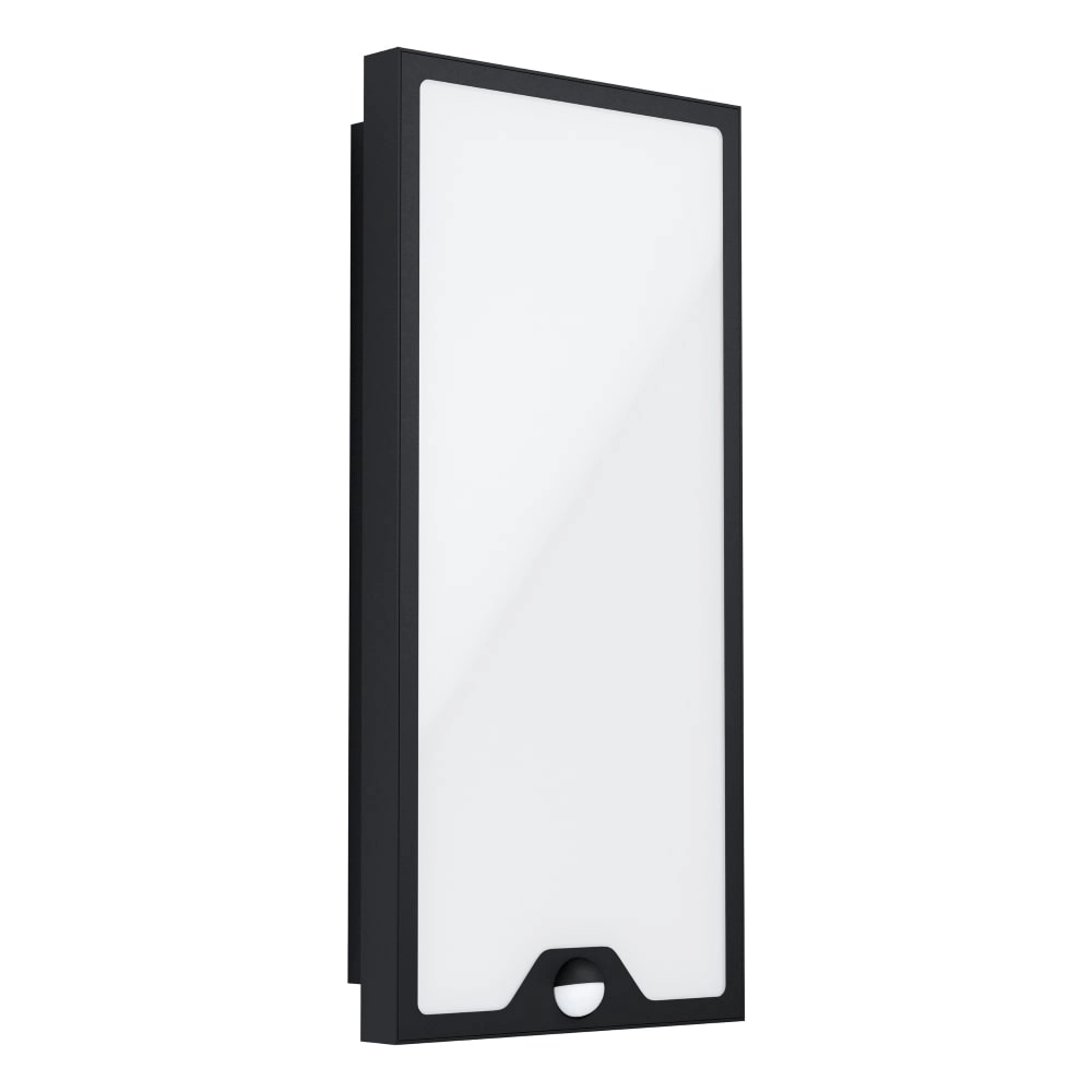 LED wall lamp Casazza 42cm with motion sensor black