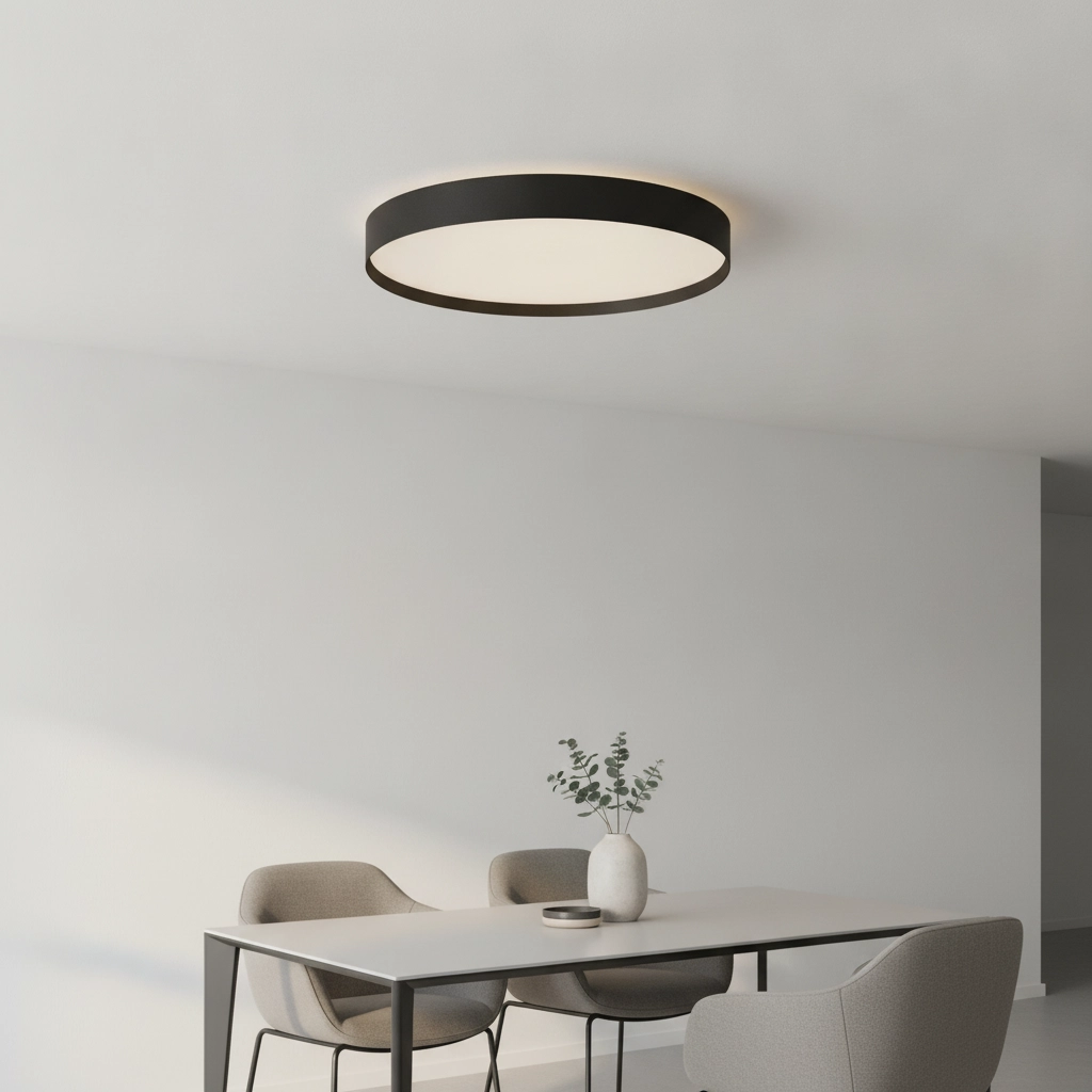Ceiling light Roi black Ø 40cm