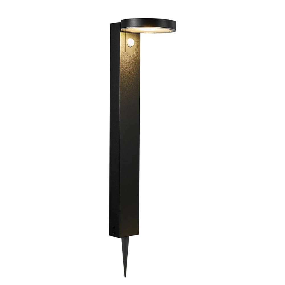 Solar garden lamp Rica black