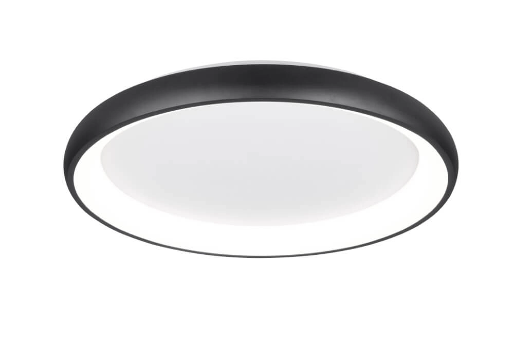 Led ceiling light Cardona black - Ø 75cm Trio 4017807613940