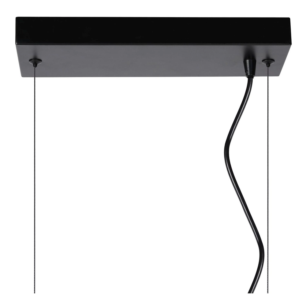 Modern pendant lamp Fabian 4-light black Lucide 5411212010803
