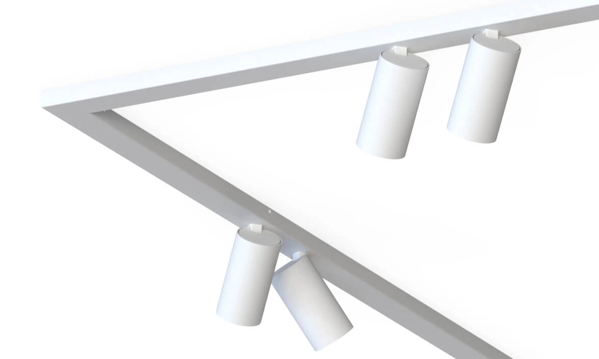 Ceiling spotlight in a corner Mono Lyora 5903139775199