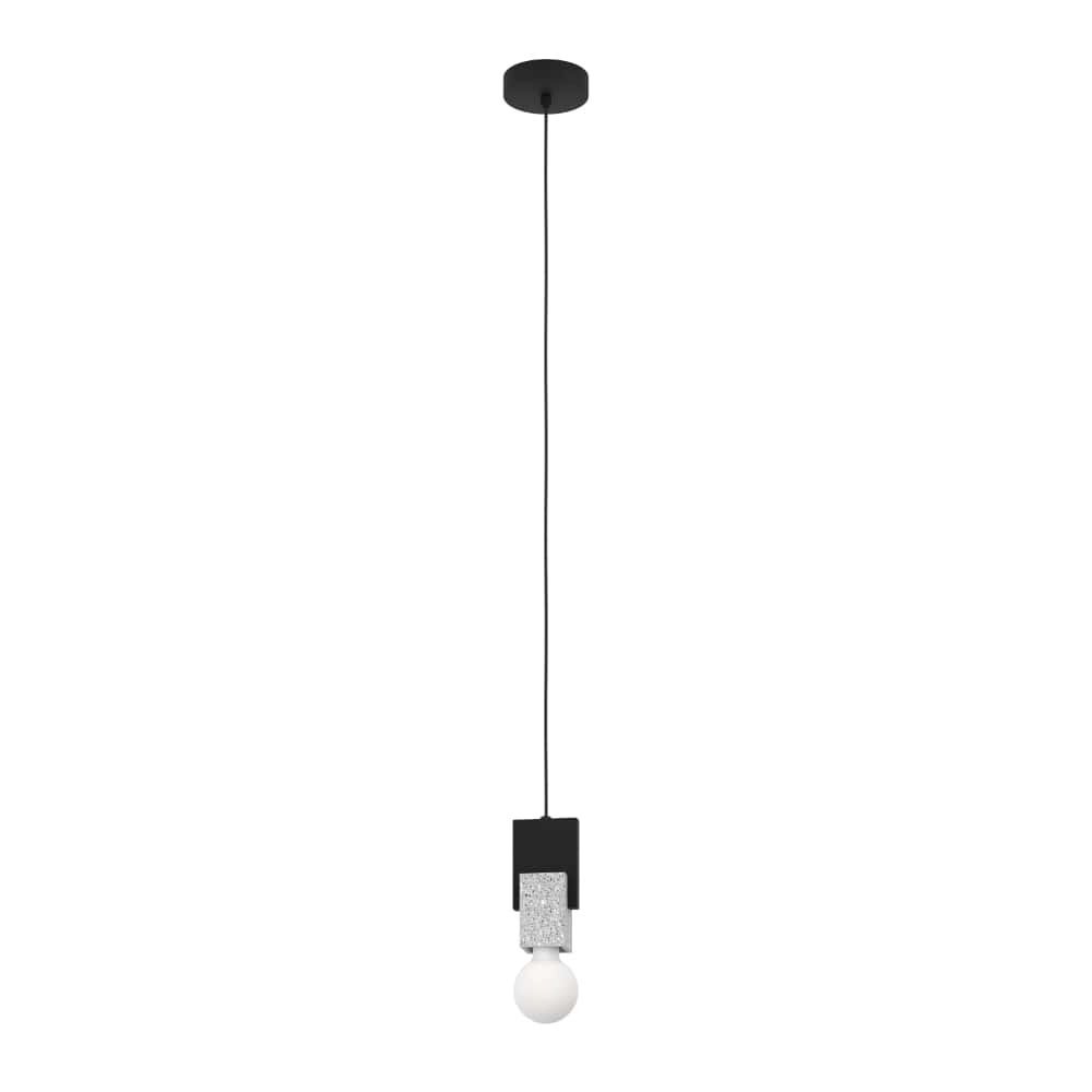 Black hanging lamp Lobatia