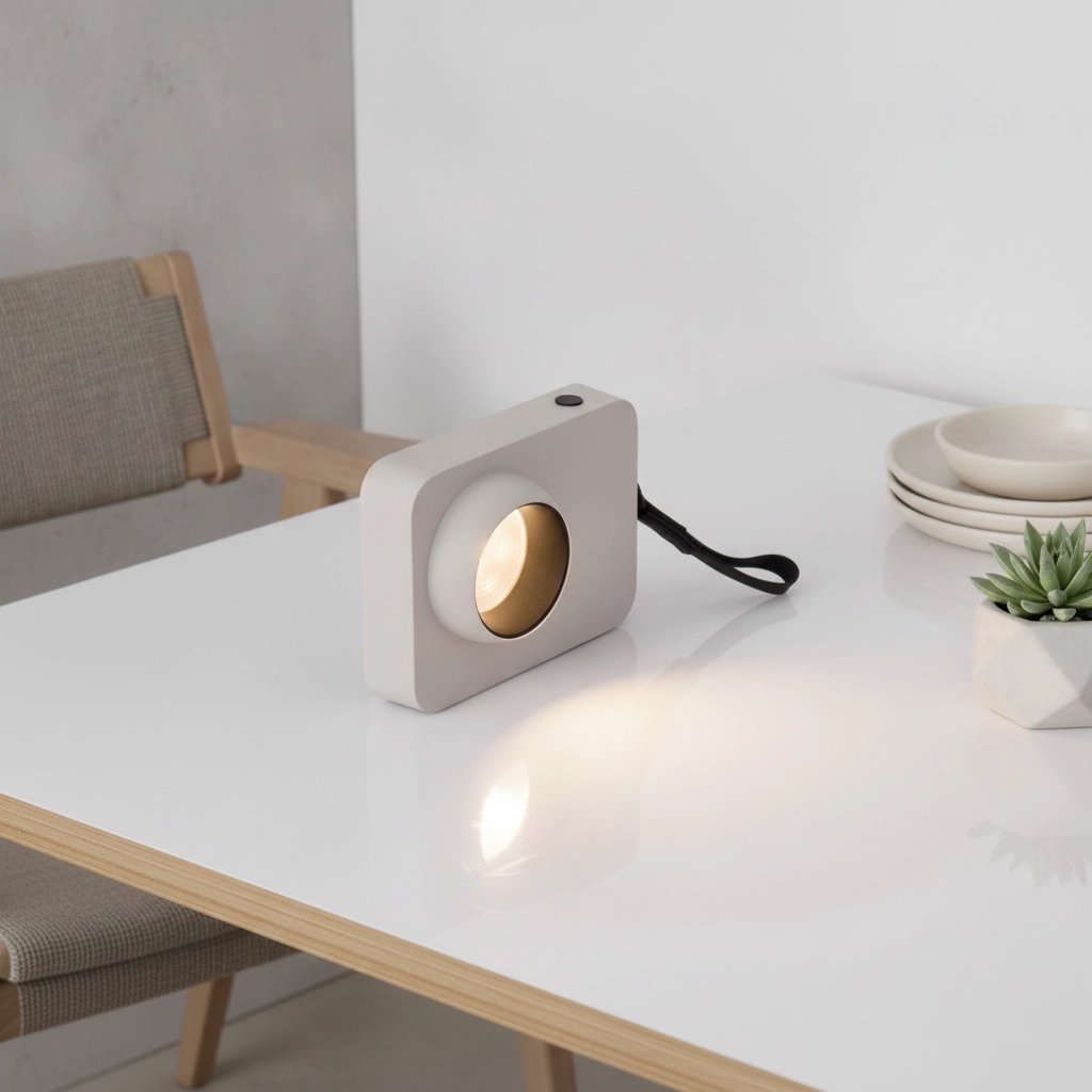 Rechargeable table lamp Kedros beige