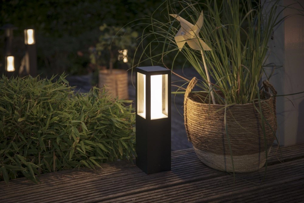 Pedestal Outdoor lamp Hue Impress 40cm - 24 volt - black Philips 8718696170526