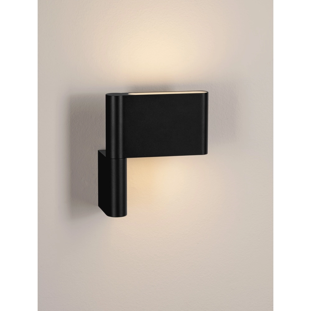 Wall lamp Flusso black