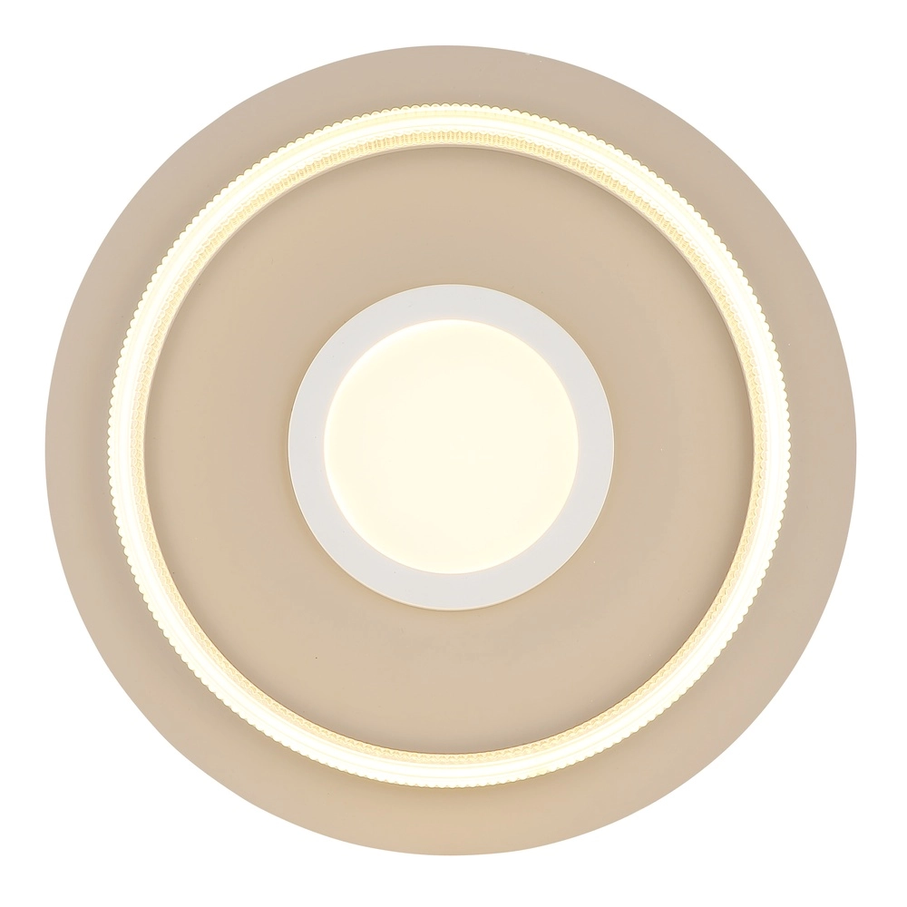 Modern ceiling lamp Zara sand brown Ø 40cm Globo 9007371570065