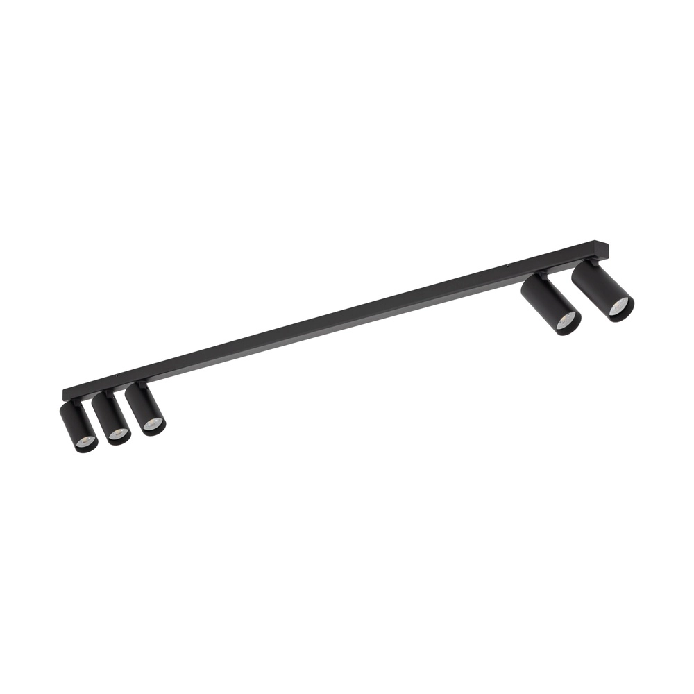 Surface-mounted spot 5x GU10 Fourty Black