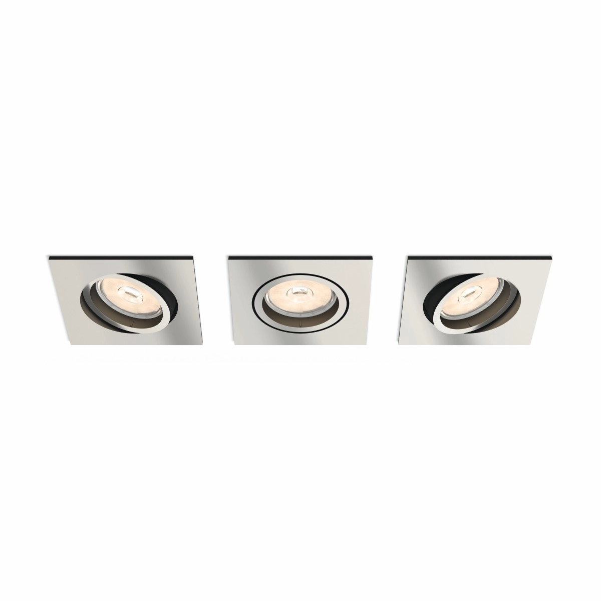 Downlight Donegal (3x) GU10 matt chrome Philips 8718696161012