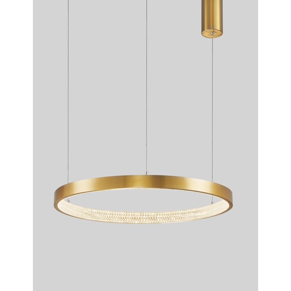 Pendant lamp Preston gold Ø 60cm