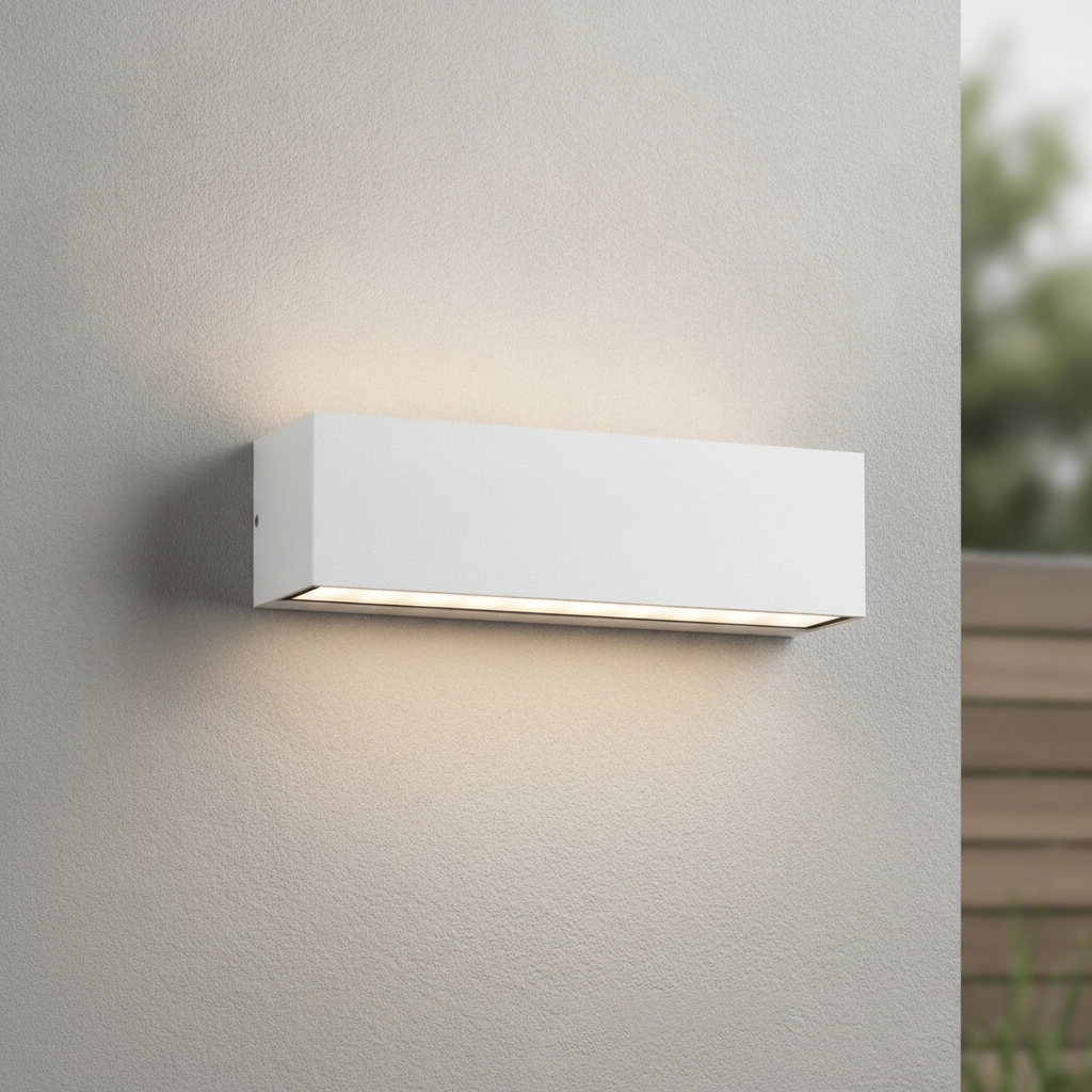 White wall lamp Flora design