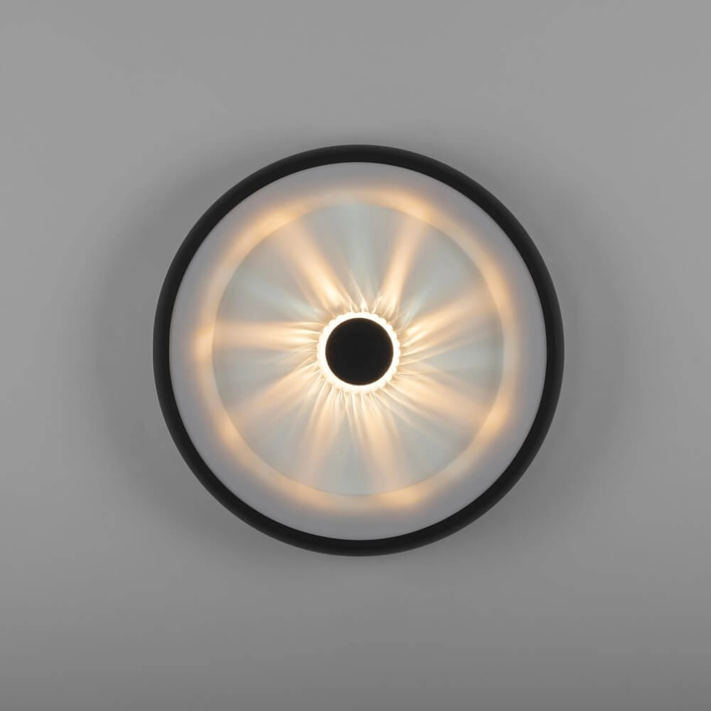 Round ceiling lamp Vertigo black Ø 46,5cm Just Light 4043689994723