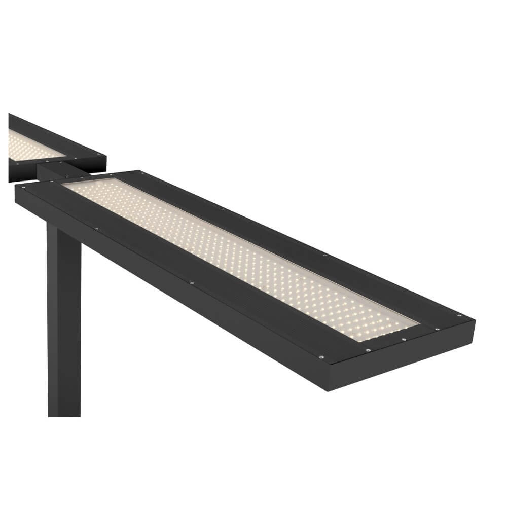 Led Office Floor Lamp Worklight Pro black - double SLV 4024163277976
