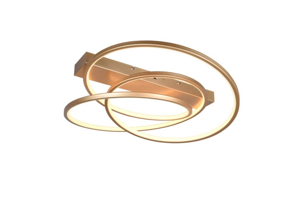 Bedroom ceiling lamp Darvin Gold - 65cm
