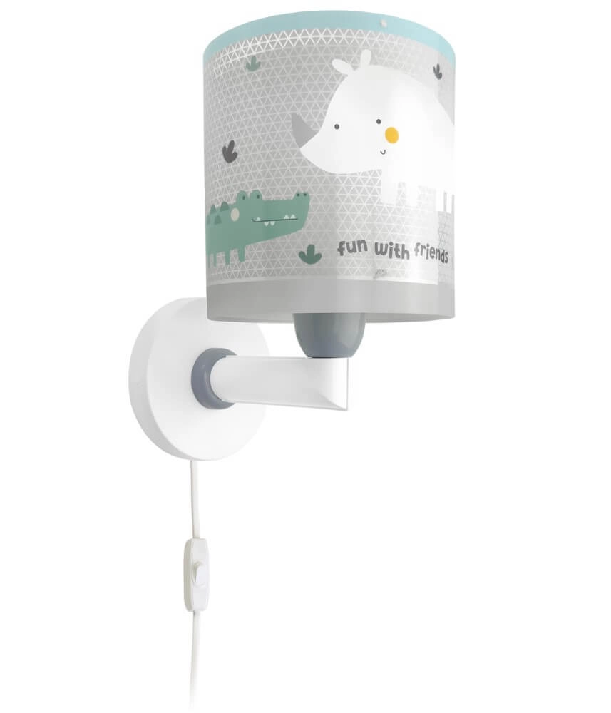 Wall night light Rhino & Croco