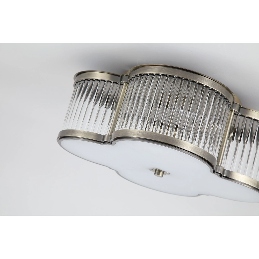 Ceiling lamp Lotus antique brass Ø 39cm Searchlight 5053423302140