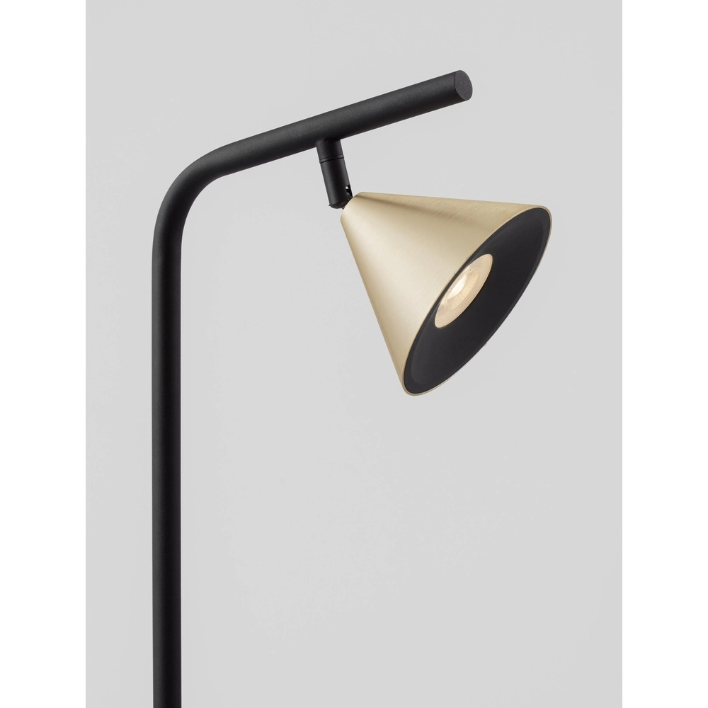 Floor lamp Conico black with gold Lyora 5212017475473