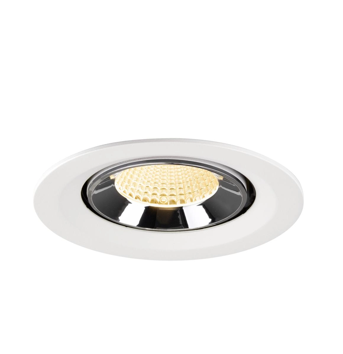 Recessed spotlight Numinos Gimble M white/chrome 3000K - 40deg SLV 4024163311816