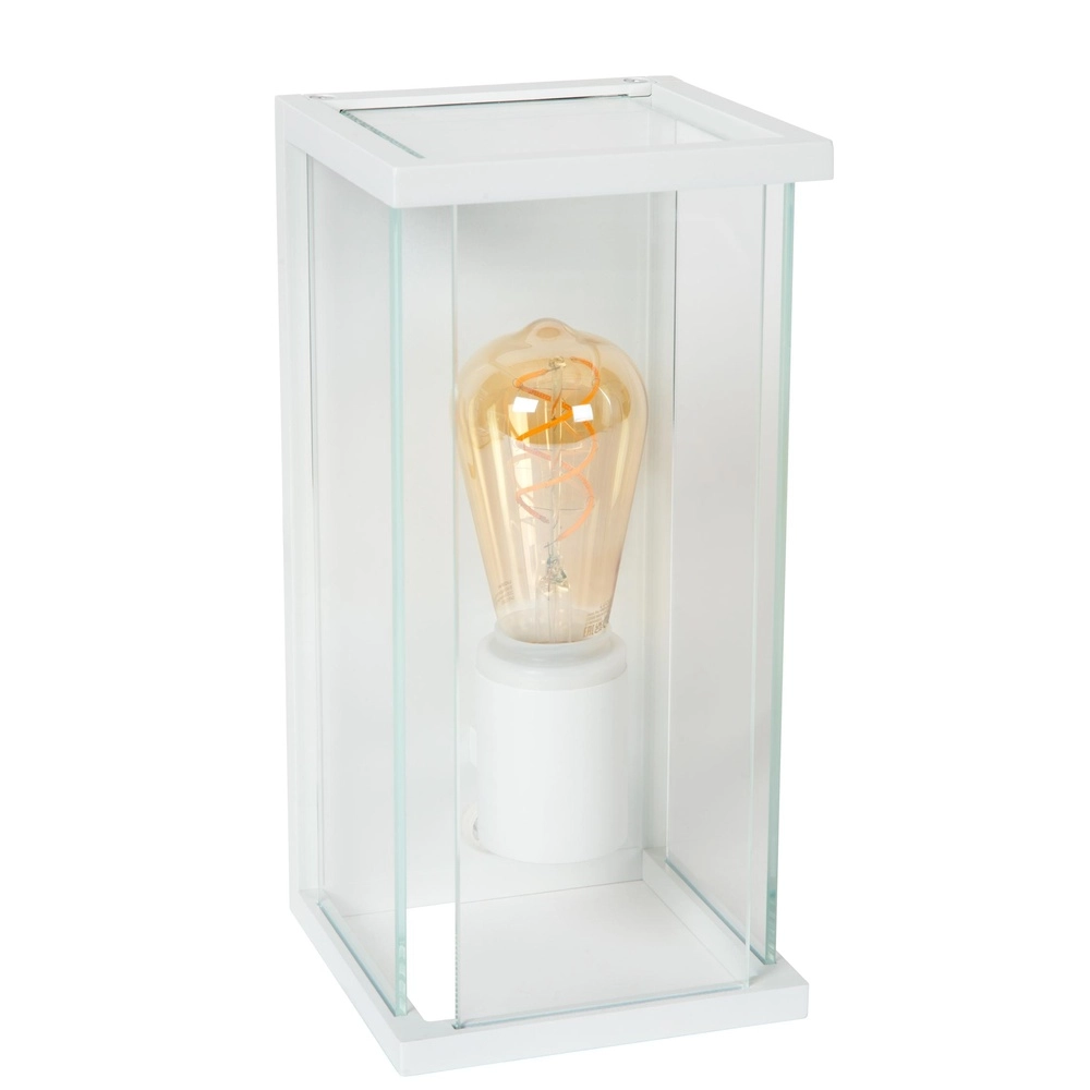 Sleek wall lamp Claire with sensor white