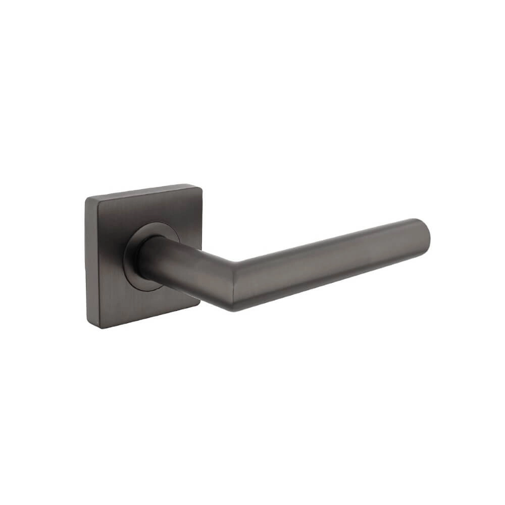 Door handle Bastian Square rosette anthracite