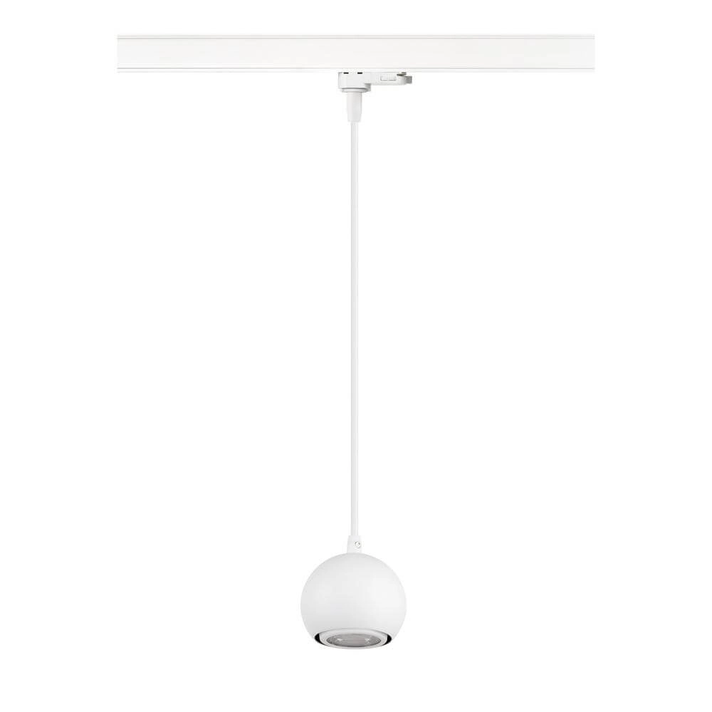 Pendant light for rail Light Eye 90 white 3-phase Ø 9cm SLV 4024163295550