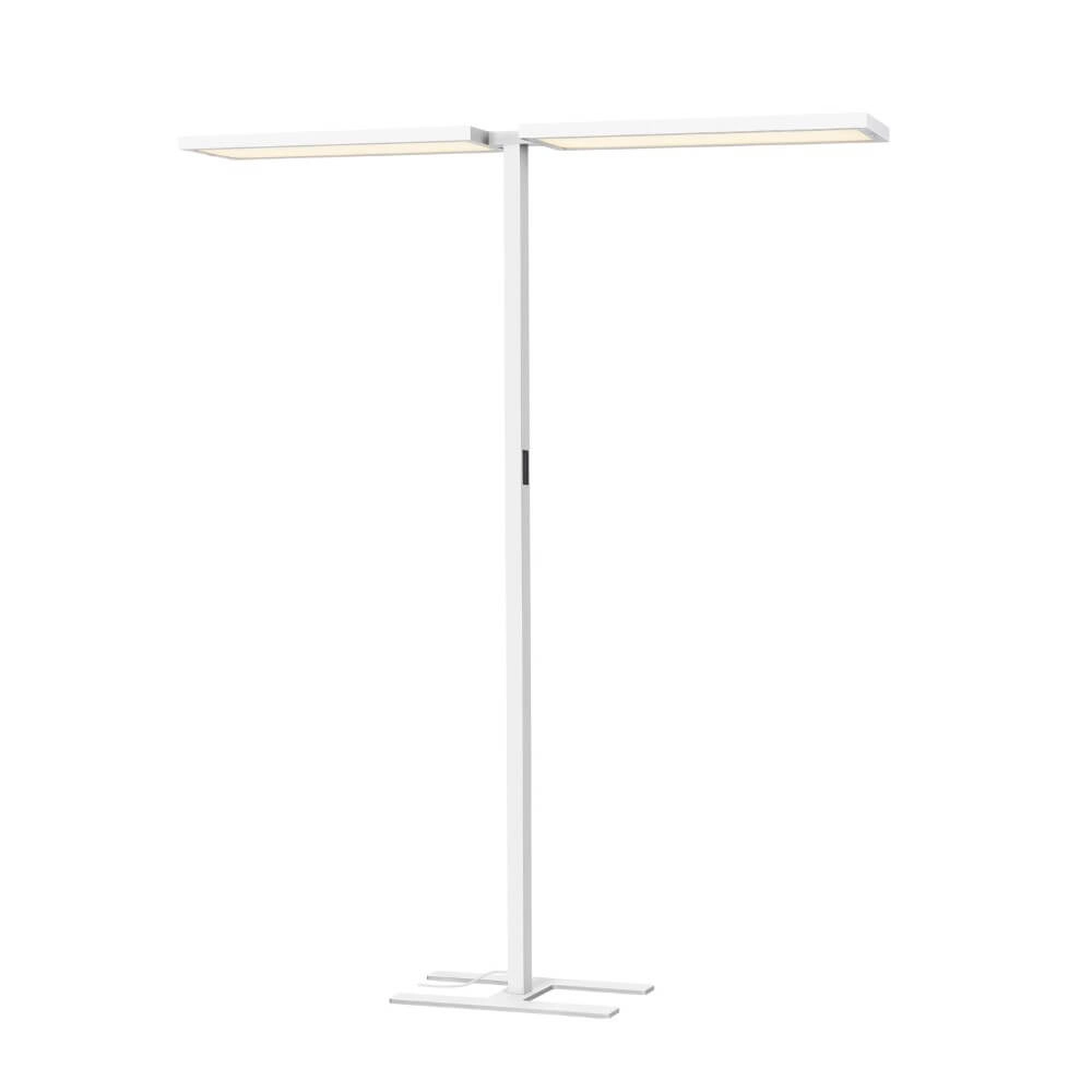 Led Office Floor Lamp Worklight Pro white - double