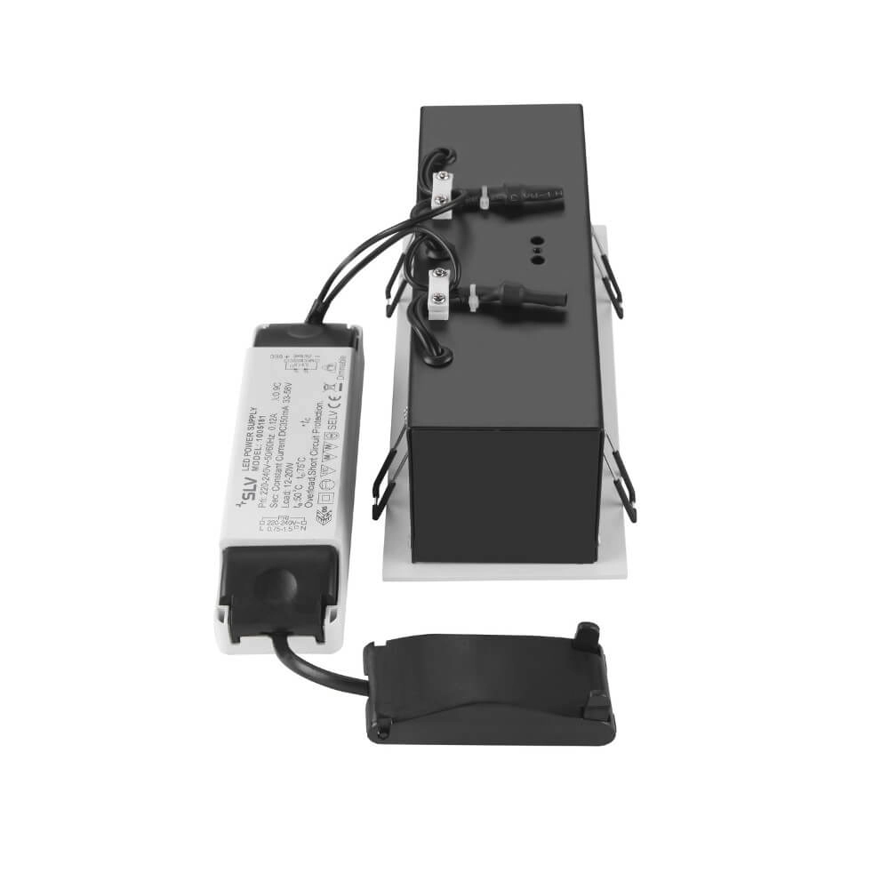 Square LED recessed spotlight Kadux Triple 3x Led - white - 3000K SLV 4024163278836