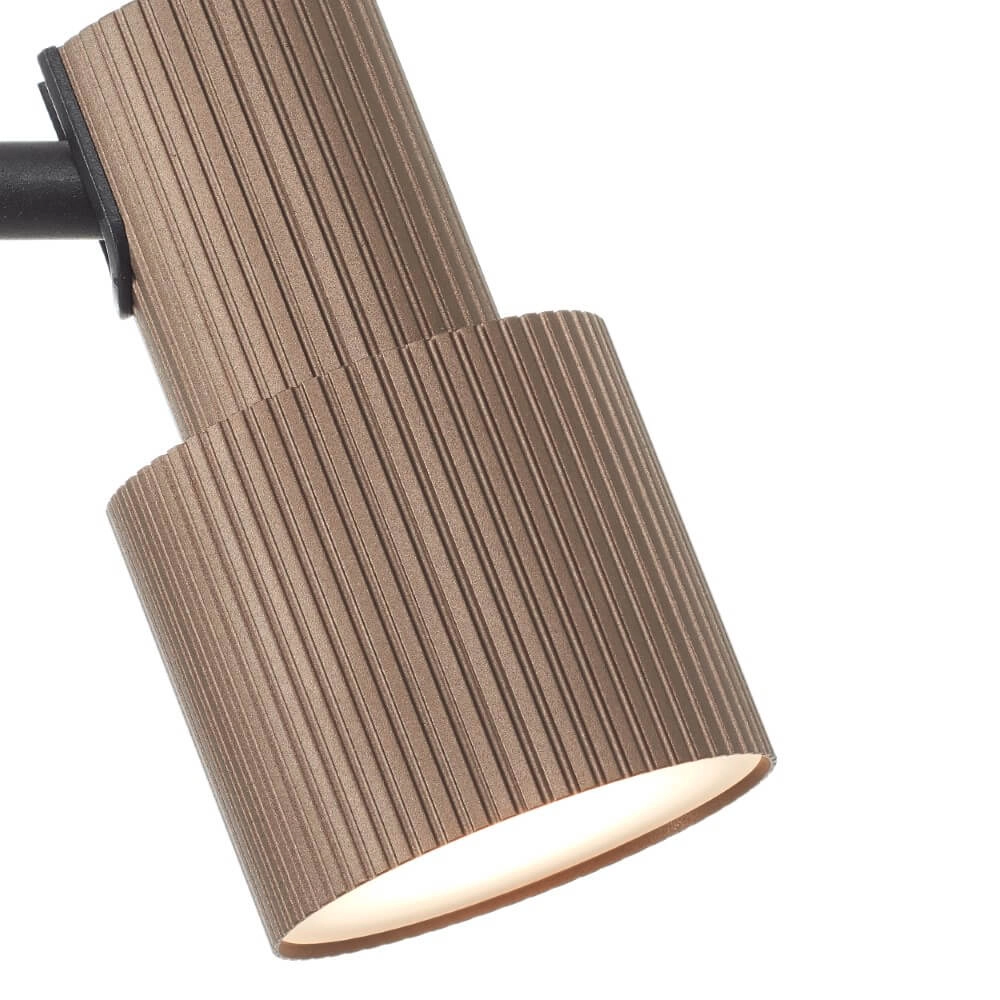 Design floor lamp Cadiz black with bronze Brilliant 4004353446924