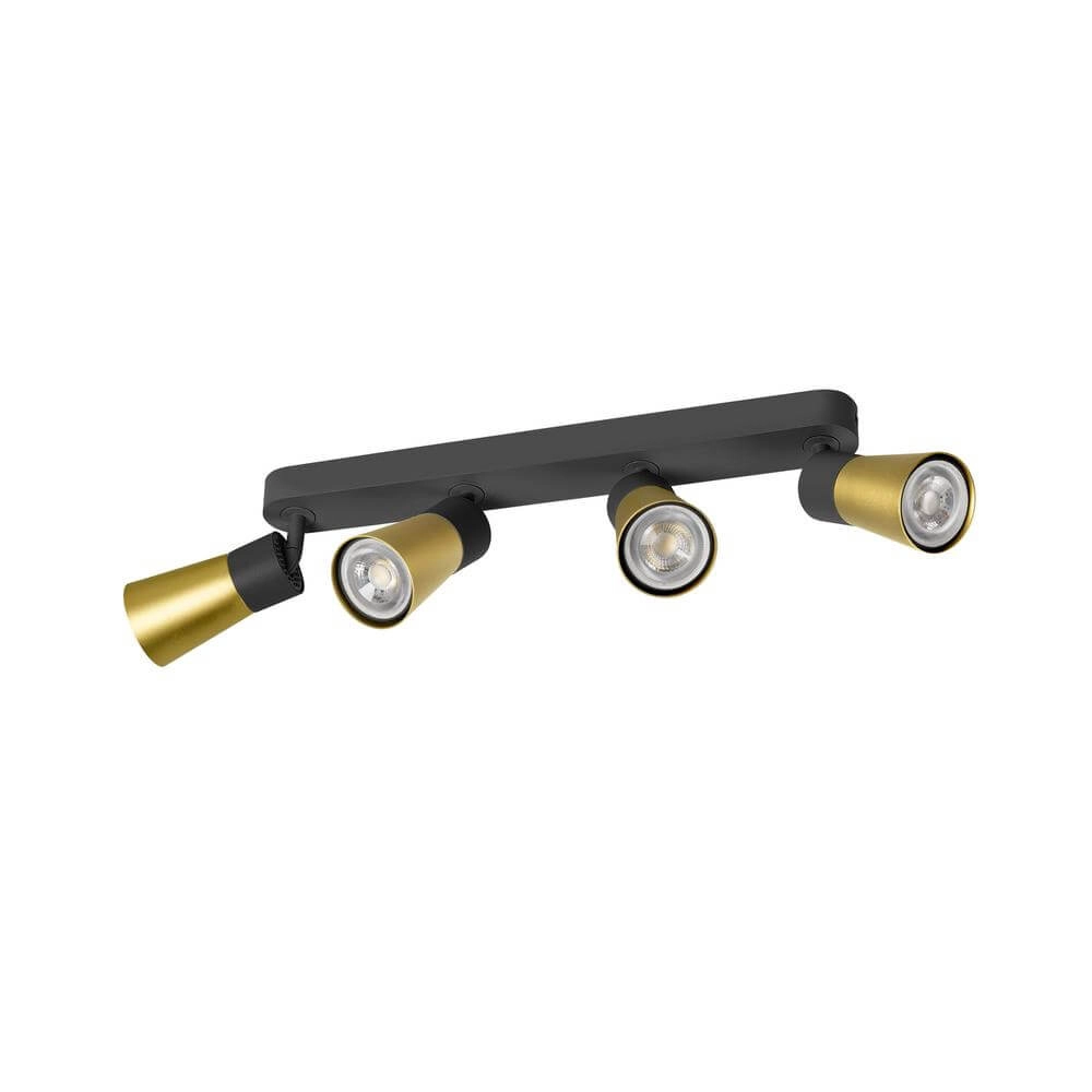 Mockery Puri 2.0 Cone Black-Gold 4-Lights SLV 4024163293778