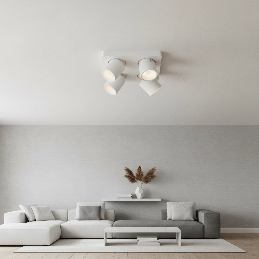 4-light surface-mounted spot Laguna led