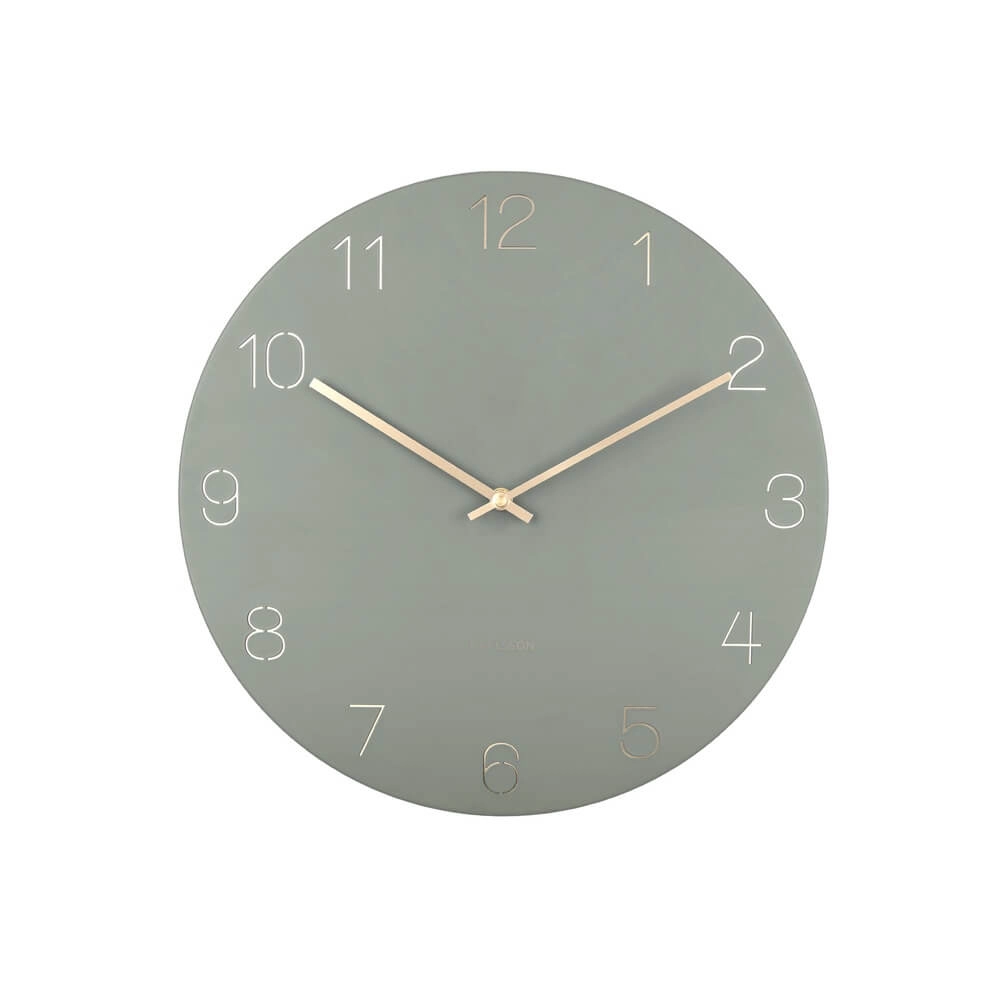 Wall clock Charm green - Ø 40cm
