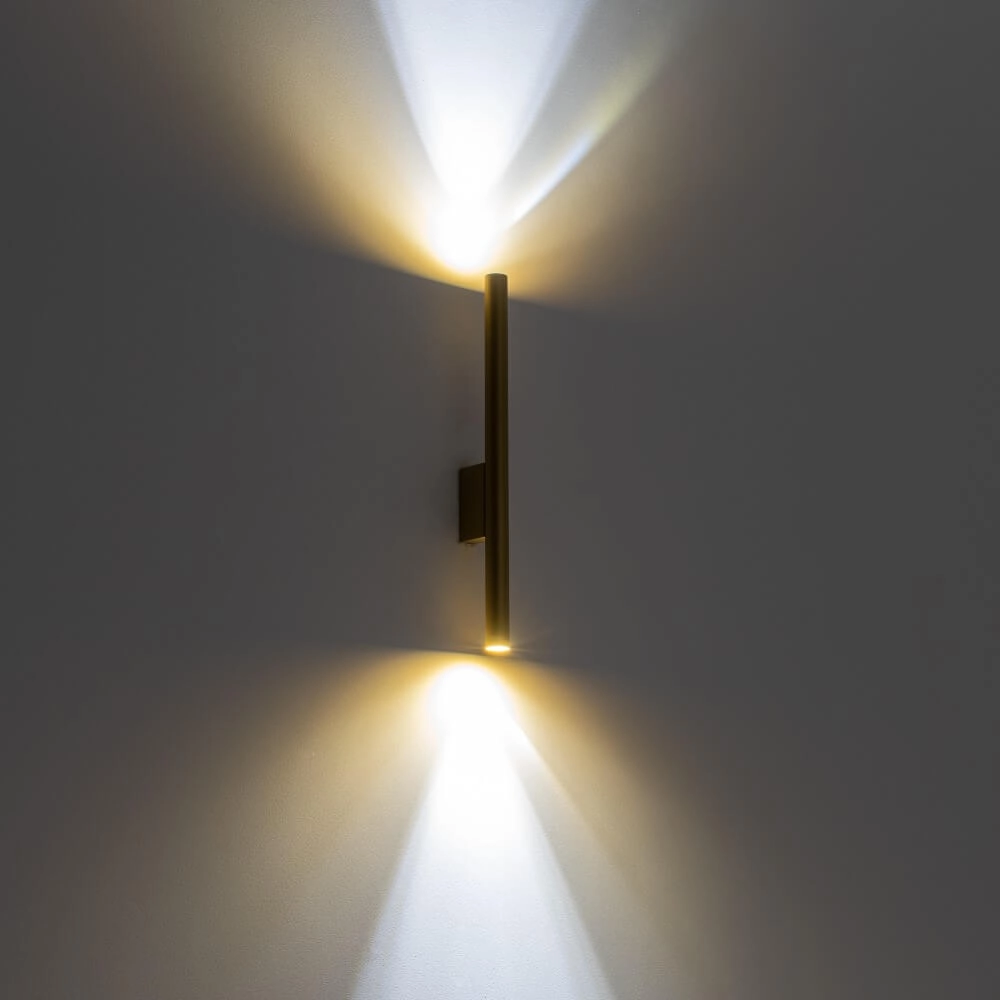 Narrow wall lamp Laser Wall gold Lyora 5903139105620