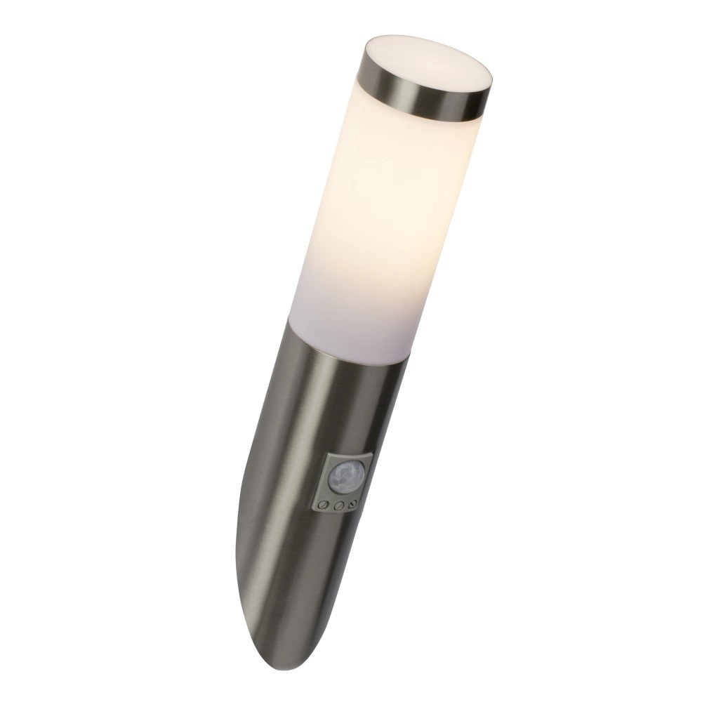 Stainless steel wall lamp Chorus with sensor