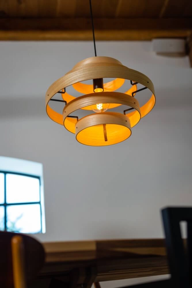 Wooden pendant lamp Oaknut 5-ring ETH 8720195304494