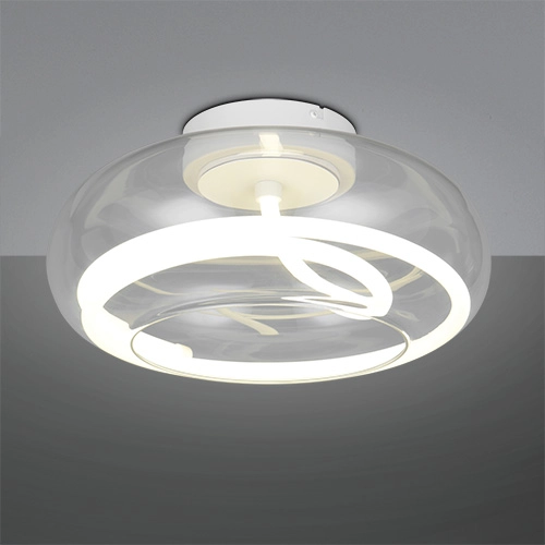Design ceiling lamp Tarsia white Ø 40cm