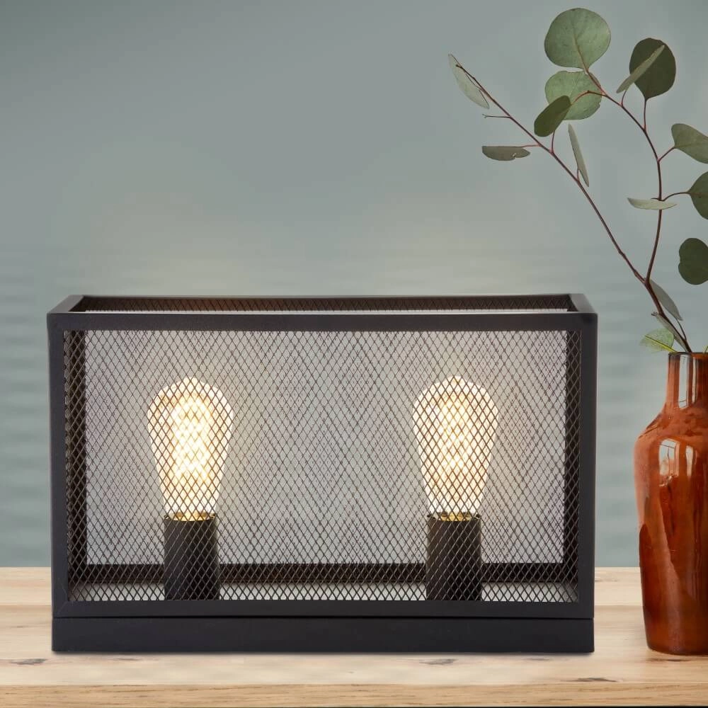 Mesh table lamp Maze 2x E27 Brilliant 4004353411571
