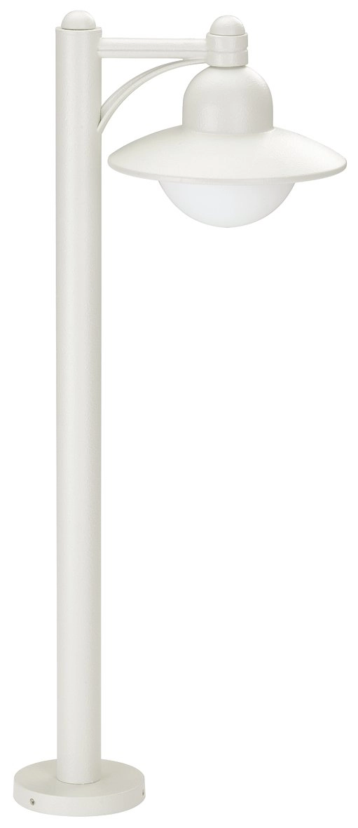 Garden path lamp Mauty 90cm - white