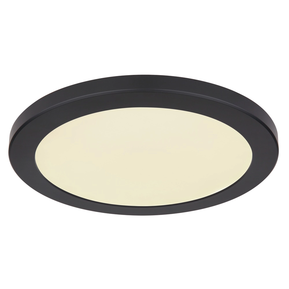 Design ceiling light Lasse black Ø 29,8cm